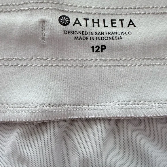 Athleta Joggers Gray Pull-on Pants Drawstring Women’s Size 12P - Picture 13 of 15